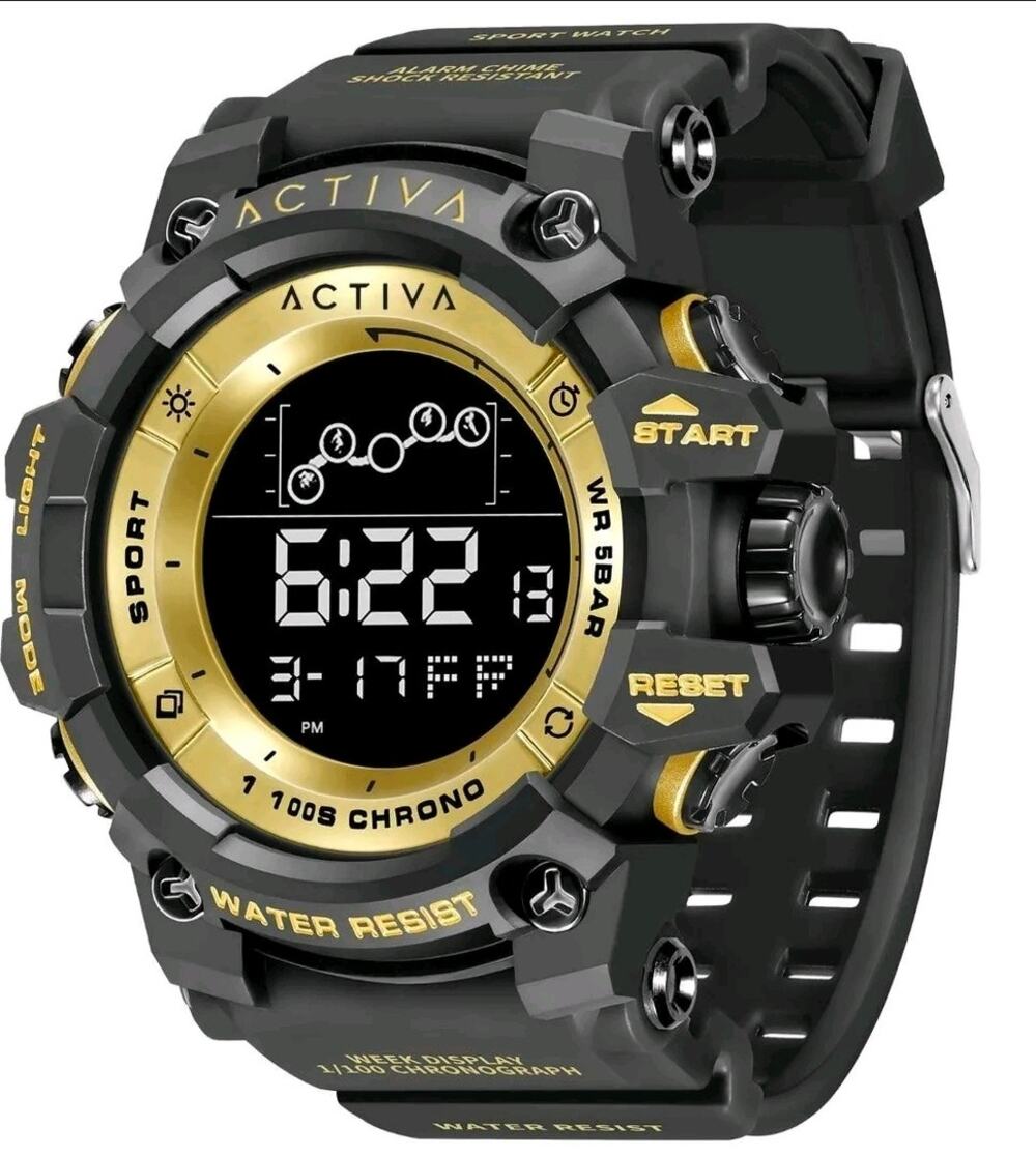 Activa Summit X Invicta Men's Digital Watch - 50mm. Black (ACW8082-005) (60)